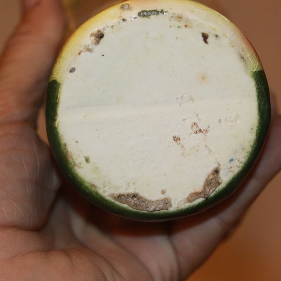 Vintage Ceramic  PITCHER Scenic Swans Creamer Vase Long 7 inch - Picture 4 of 4